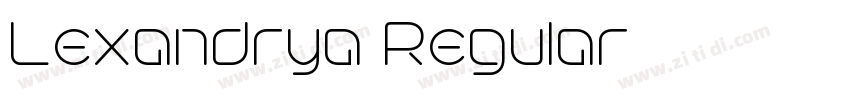 Lexandrya Regular字体转换 Lexandrya Regular字体转换